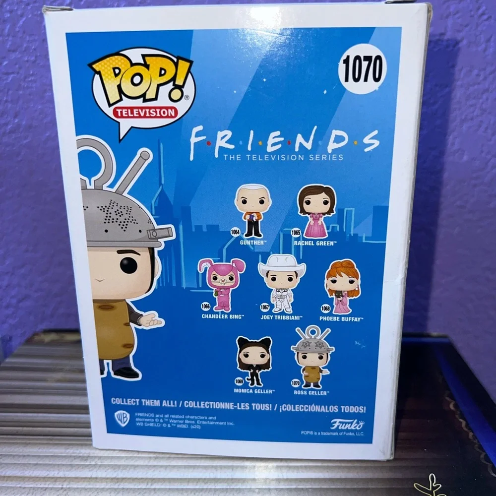 Funko Pop Television Ross Geller with Helmet